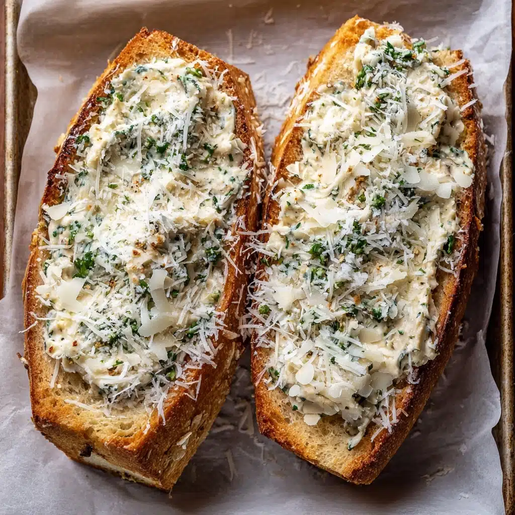 This chicken Alfredo garlic bread Recipe 5 This chicken Alfredo garlic bread Recipe - Recipe Image