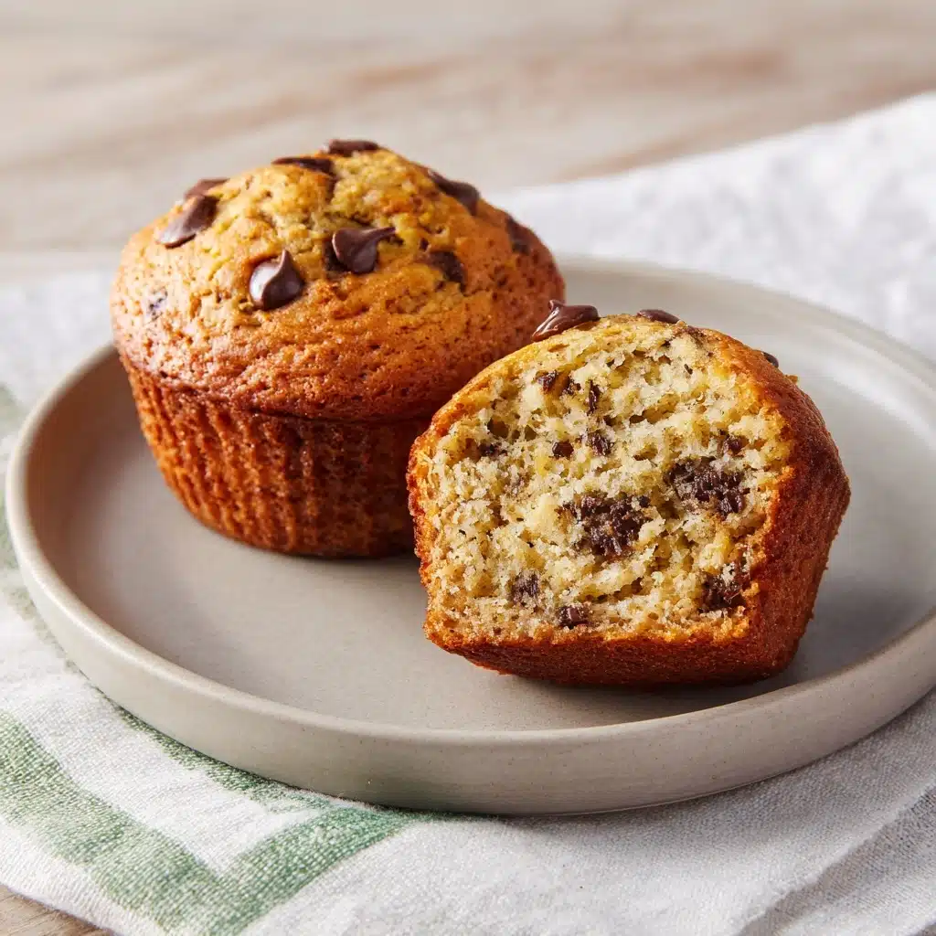 Banana Chocolate Chip Muffins Recipe 4 Banana Chocolate Chip Muffins Recipe - Recipe Image