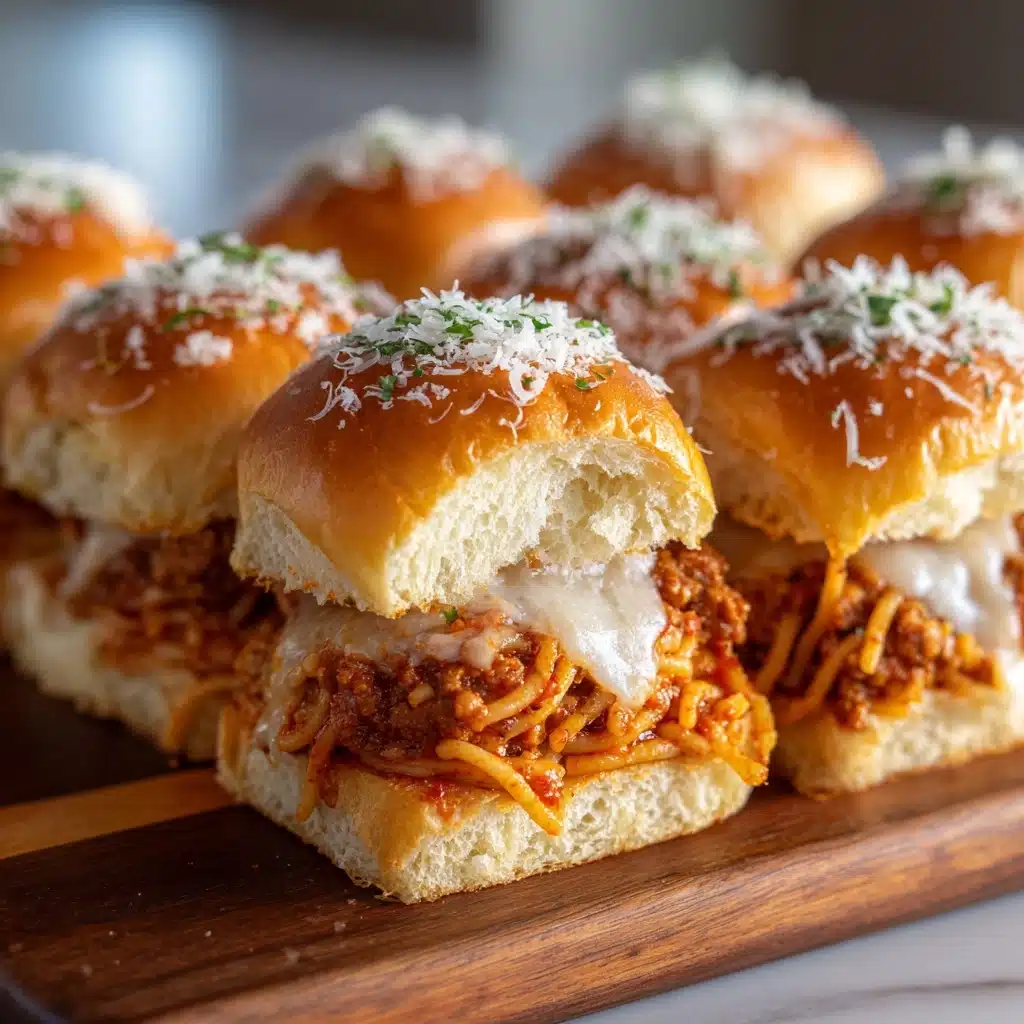 Easy Spaghetti Sliders Cheese Recipe 4 Easy Spaghetti Sliders Cheese Recipe - Recipe Image