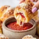 Stuffed Pizza Bites with Garlic Butter Recipe