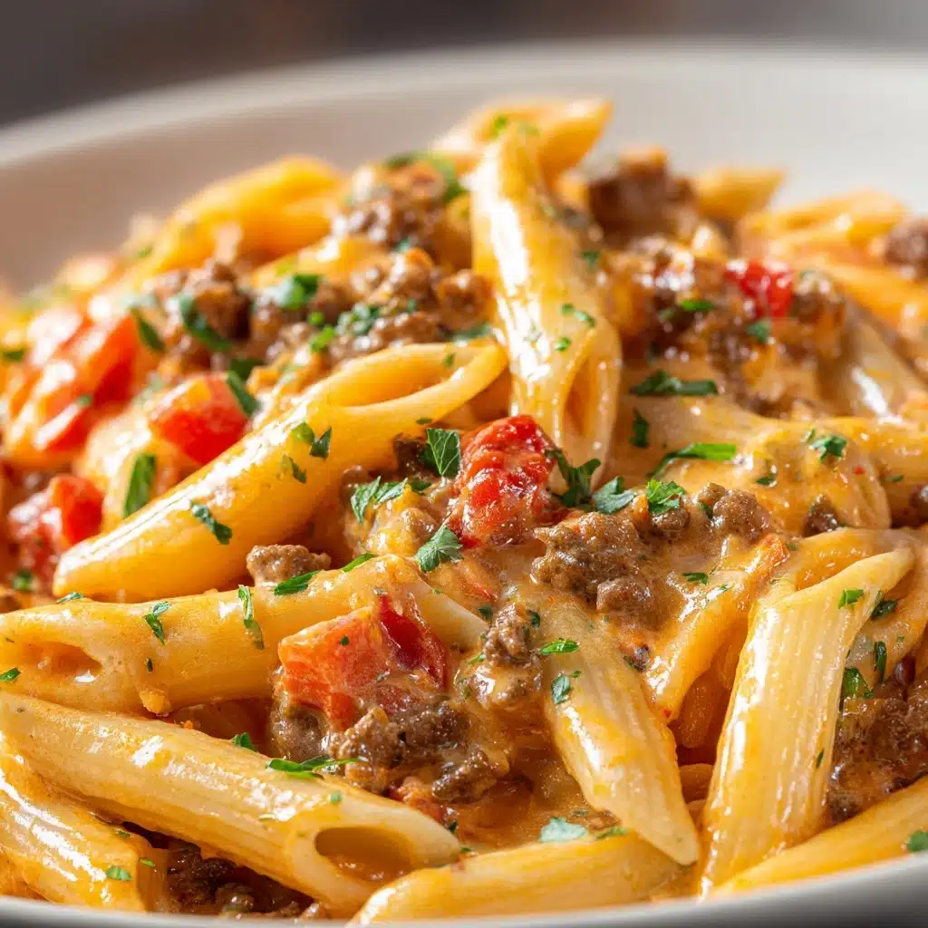 High Protein Creamy Beef Pasta Recipe 4 High Protein Creamy Beef Pasta Recipe - Recipe Image