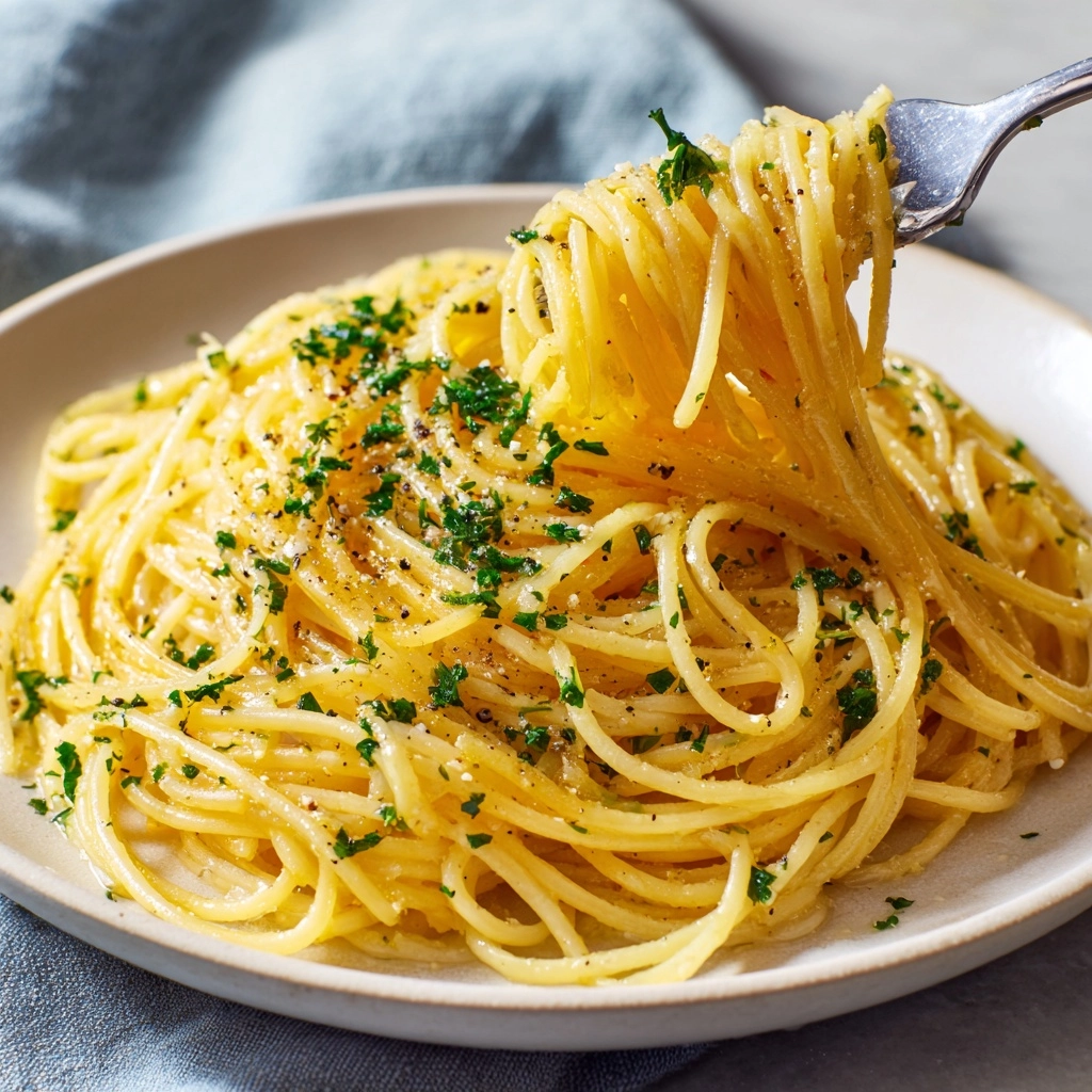Garlic Spaghetti (Garlic and Olive Oil Pasta) Recipe 4 Garlic Spaghetti (Garlic and Olive Oil Pasta) Recipe - Recipe Image