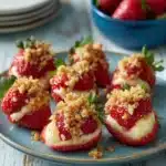No Bake Strawberry Cheesecake Bites Recipe