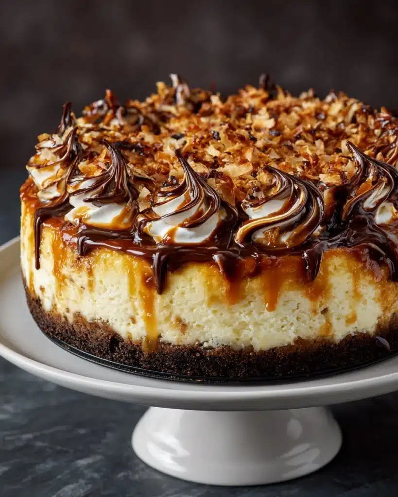 SAMOA CHEESECAKE Recipe