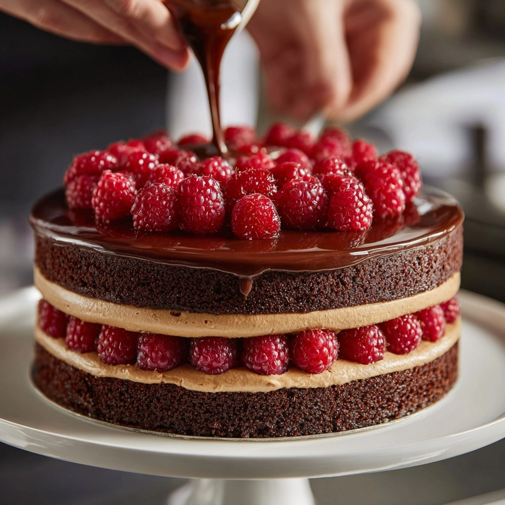 Chocolate Raspberry Mousse Cake Recipe 5 Chocolate Raspberry Mousse Cake Recipe - Recipe Image