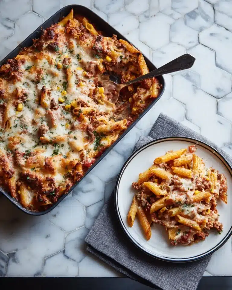Sloppy Joe Casserole with Manwich Recipe