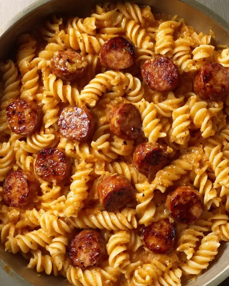 One-Pot Bold Honey BBQ Sausage Pasta