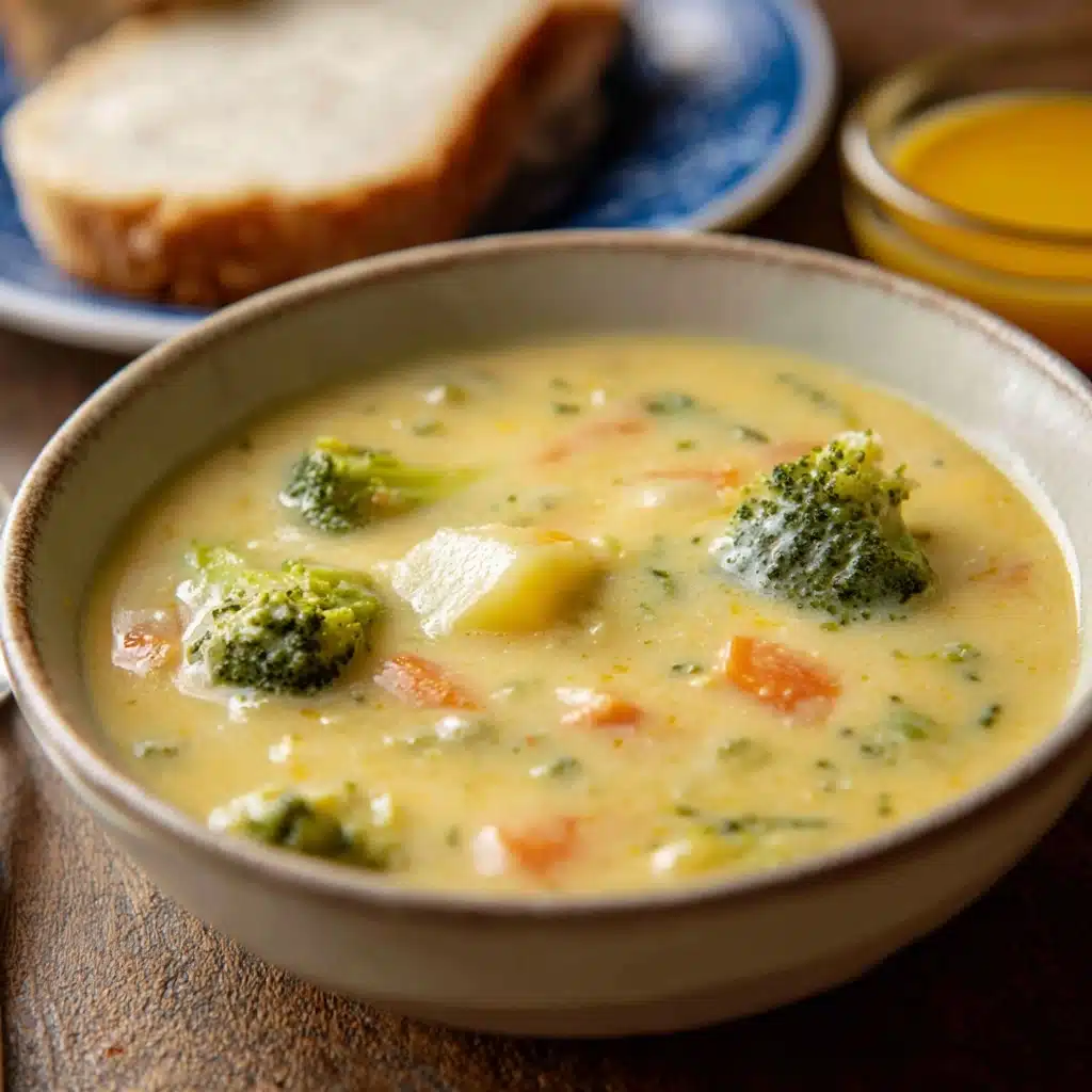 Broccoli Cheese and Potato Soup Recipe 4 Broccoli Cheese and Potato Soup Recipe - Recipe Image
