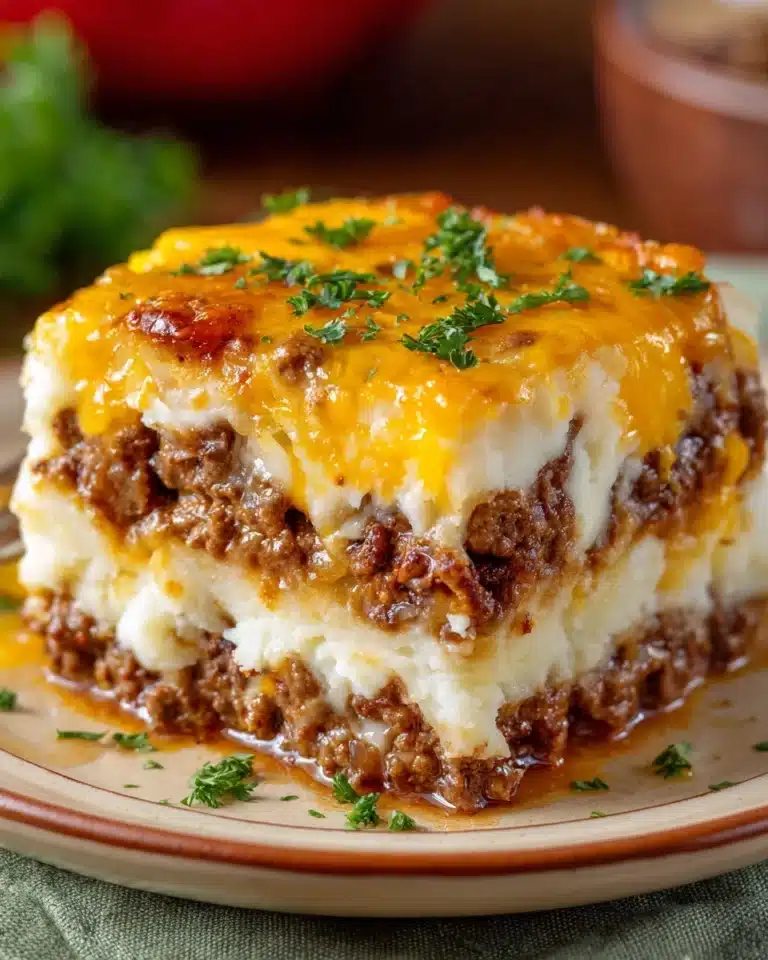 Easy 5-Ingredient Hamburger & Potato Casserole Recipe