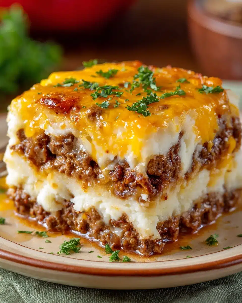 Easy 5-Ingredient Hamburger & Potato Casserole Recipe