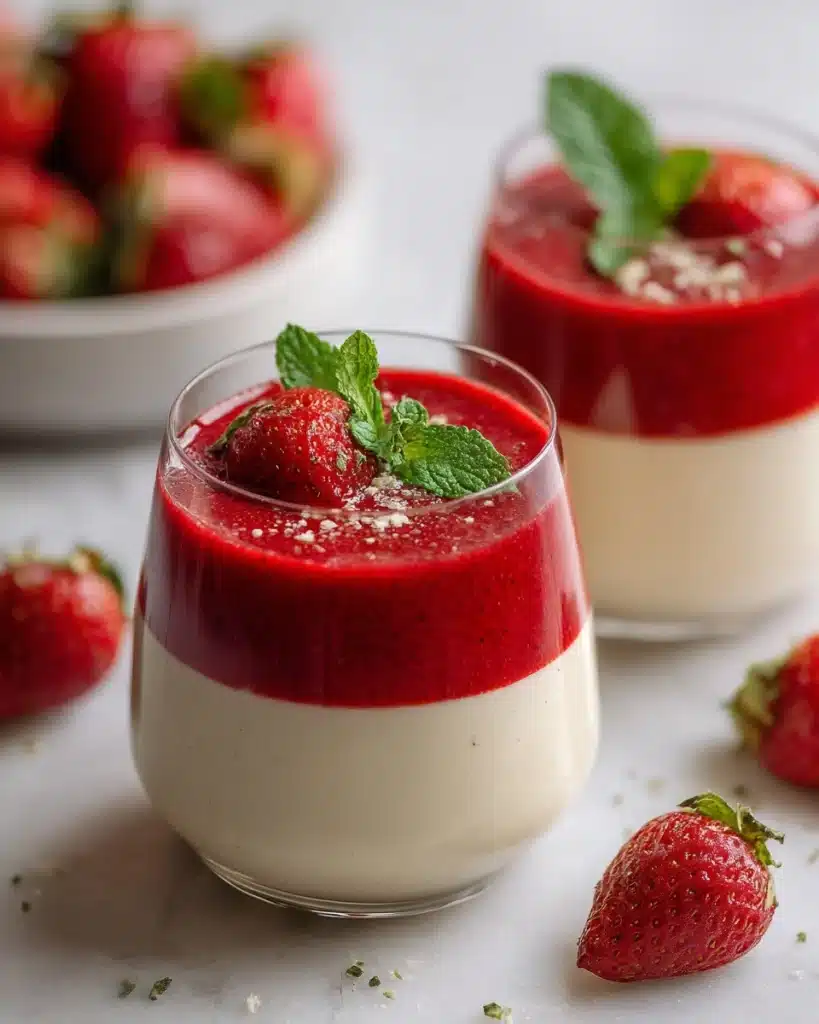 Strawberry Panna Cotta Recipe