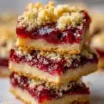 Cherry Pie Crumb Bars Recipe