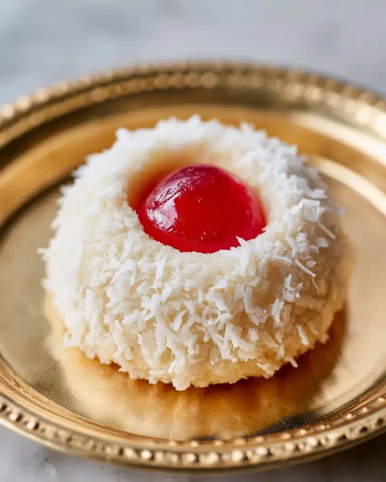Cherry Snowball Cookies Recipe