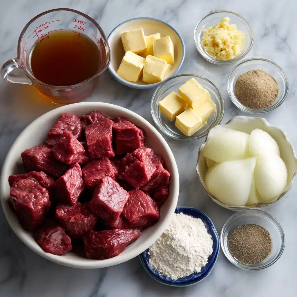 Slow Cooker Garlic Butter Steak Bites Recipe - Recipe Image