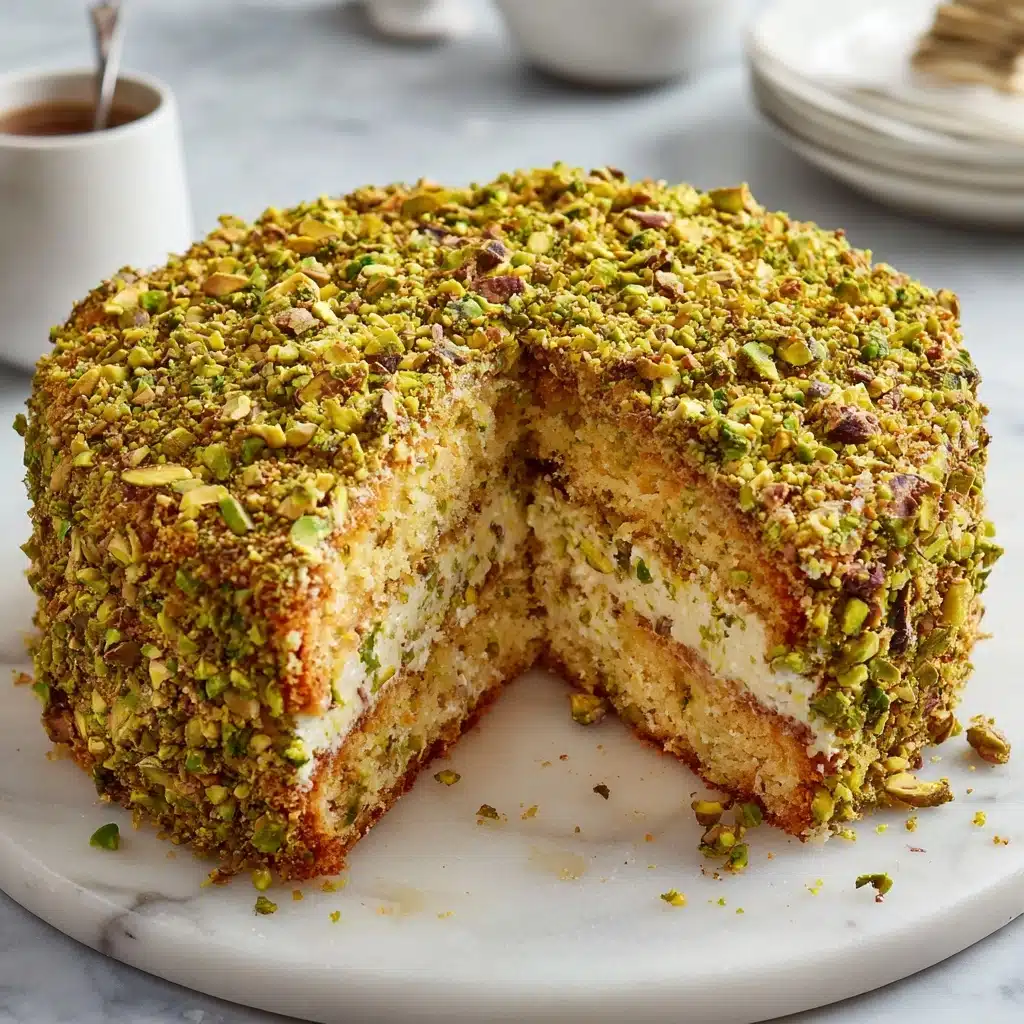 Pistachio Sans Rival Recipe - Recipe Image