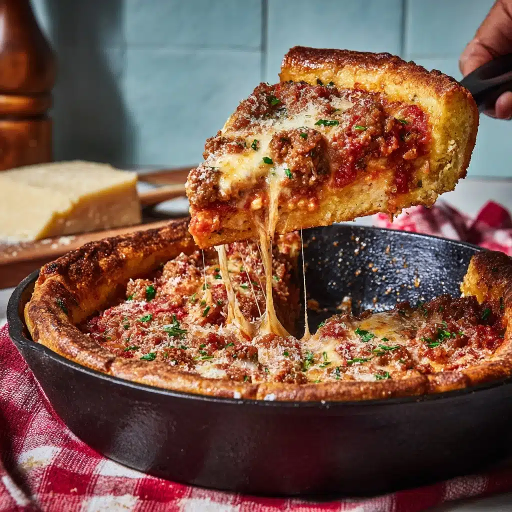 Cast Iron Skillet Pizza Recipe - Recipe Image
