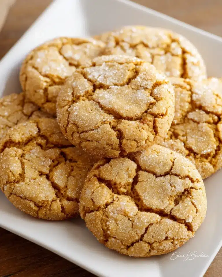 Soft and Chewy Ginger Snaps Recipe