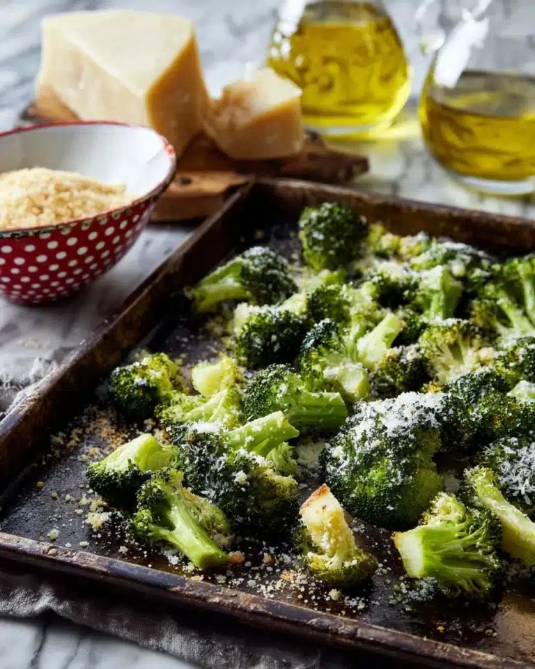 Parmesan Roasted Broccoli Recipe