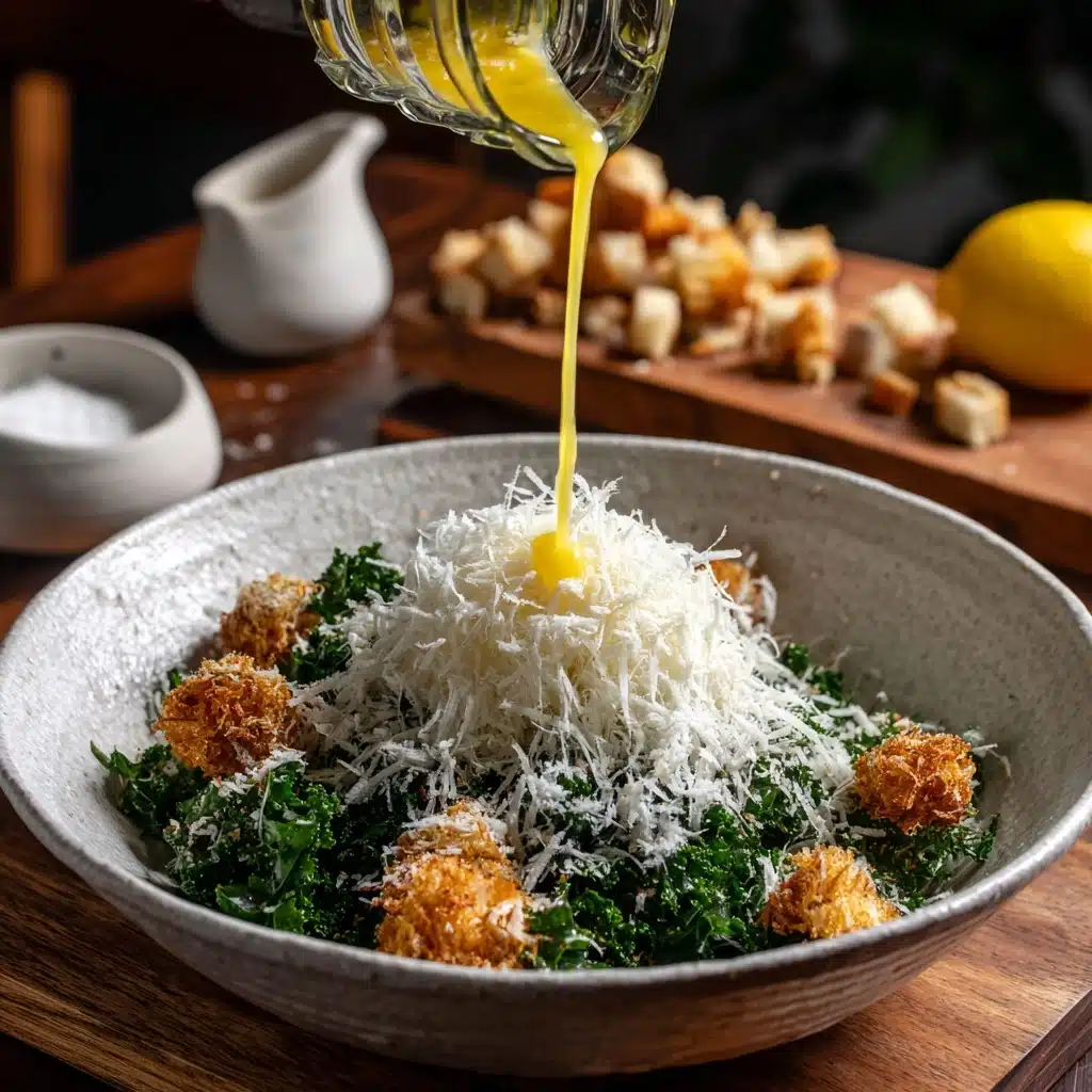 Lemony Parmesan Kale Salad Recipe - Recipe Image