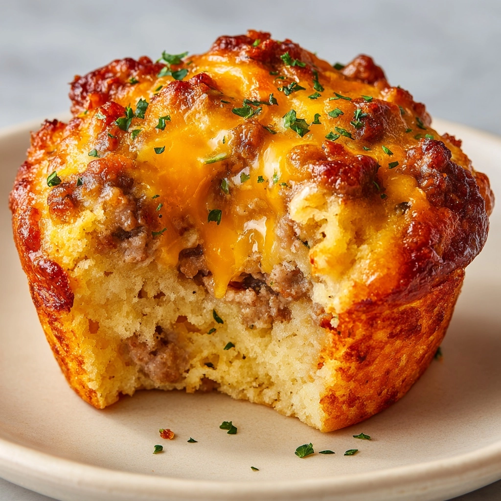 Easy Sausage Breakfast Muffins Recipe - Recipe Image