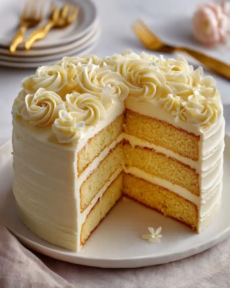 Moist White Velvet Cake Recipe
