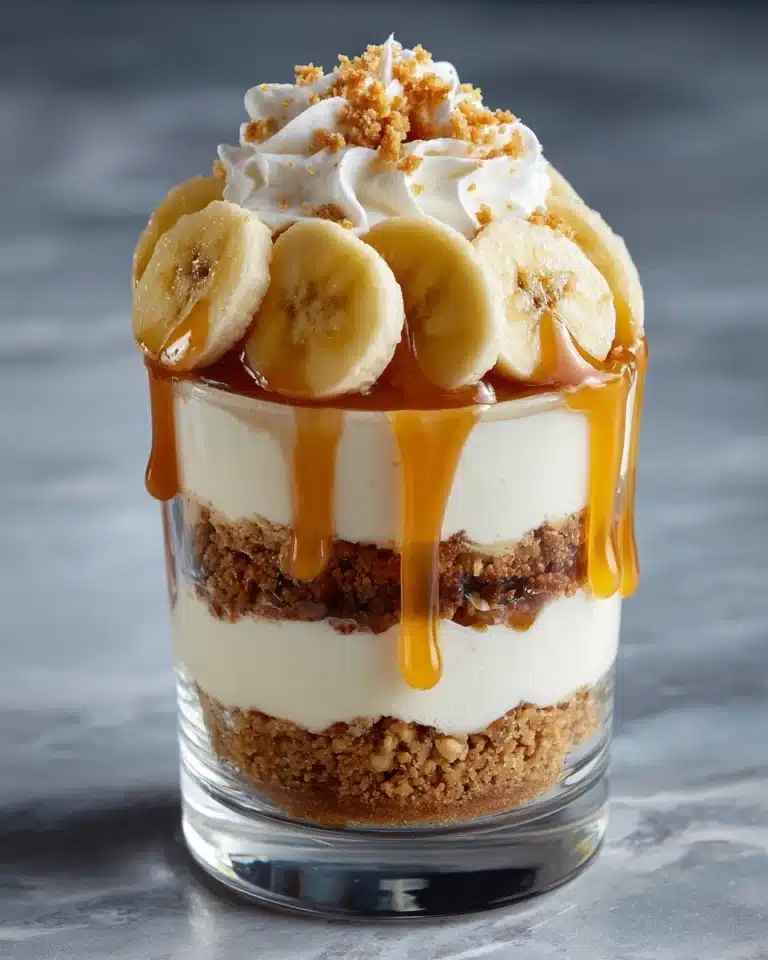 Caramel Banana Pudding Cups Recipe