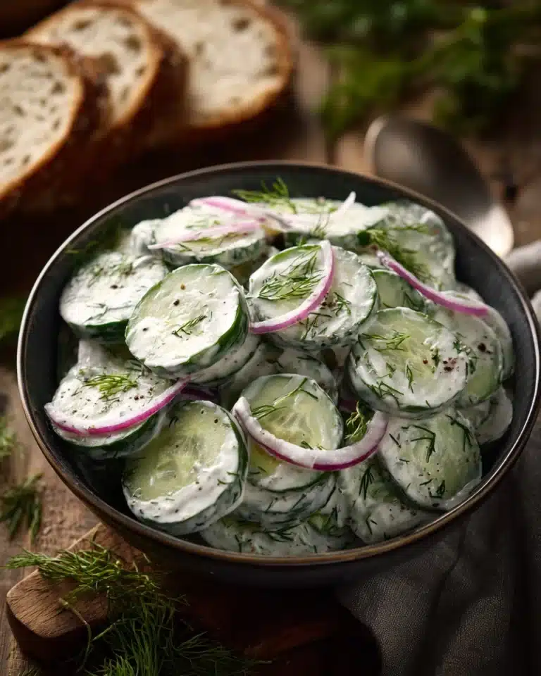 Cucumber Dill Salad Recipe