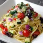 Quick Spaghetti Salad With Italian Dressing Recipe