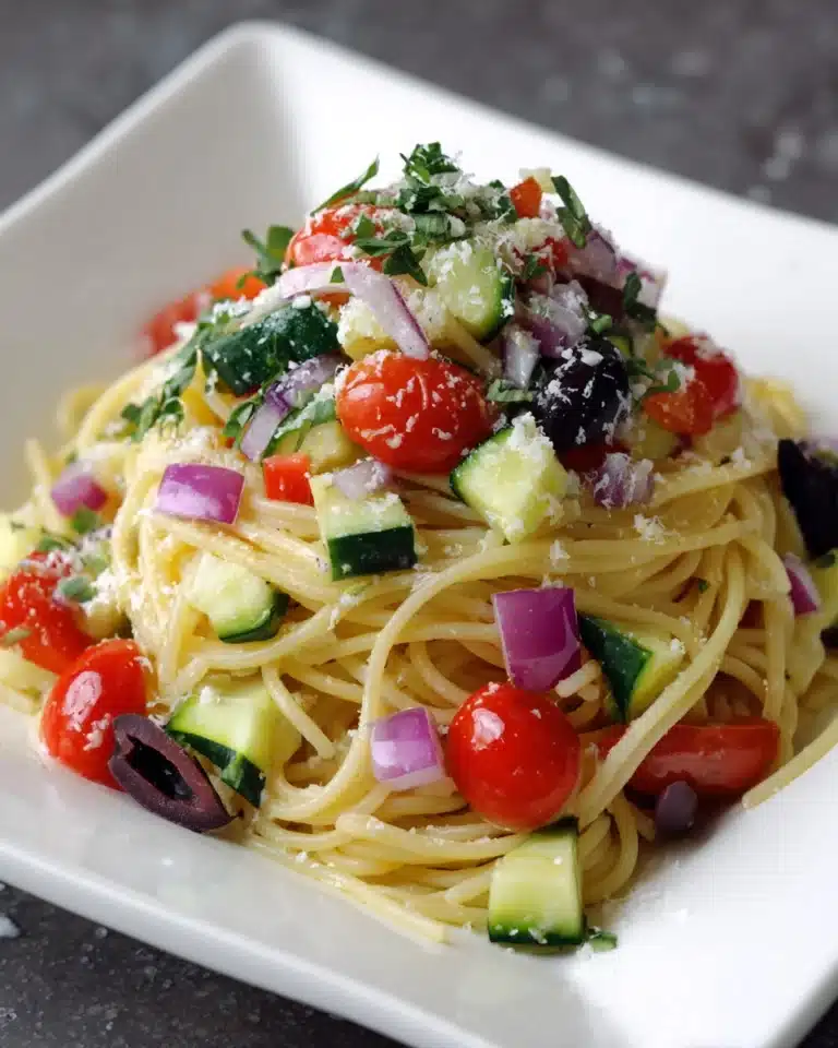 Quick Spaghetti Salad With Italian Dressing Recipe