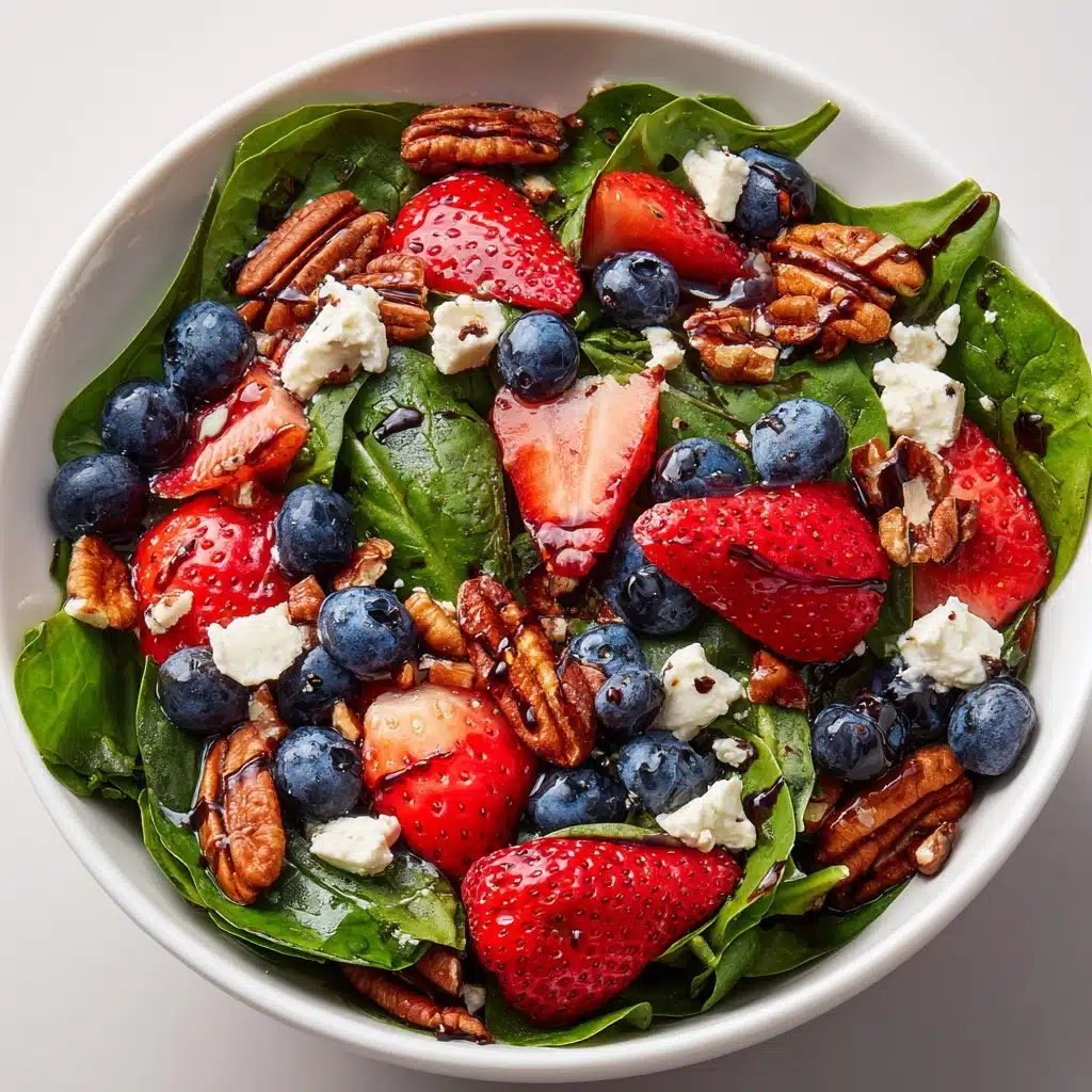 15-Minute Strawberry Spinach Salad Recipe - Recipe Image