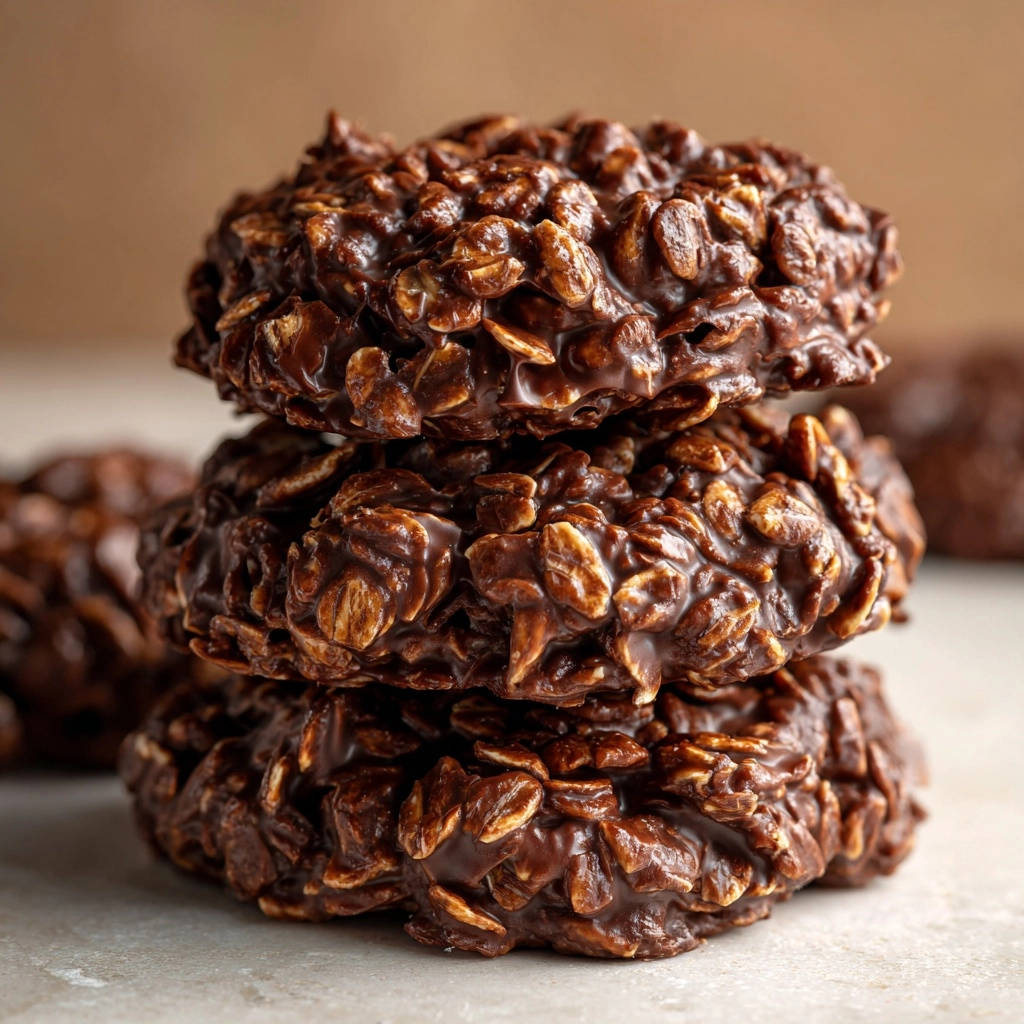 Chocolate Peanut Butter No-Bake Cookies Recipe 4 Chocolate Peanut Butter No-Bake Cookies Recipe - Recipe Image