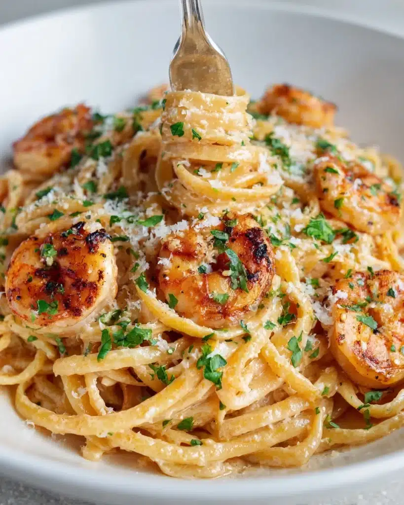 Creamy Cajun Shrimp Pasta Recipe