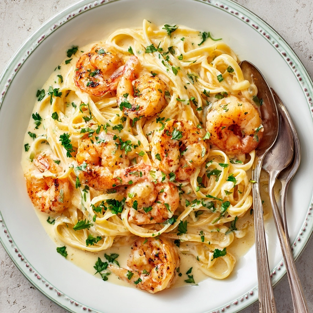 Shrimp Alfredo Pasta Recipe - Recipe Image