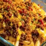 Cheeseburger French Fry Casserole (Print Format) Recipe