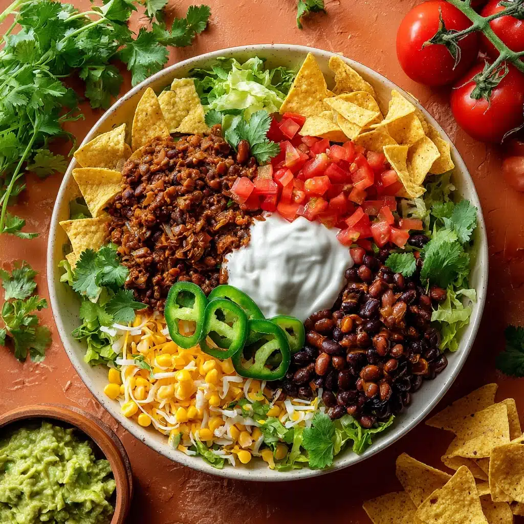 Lentil Taco Salad Recipe 4 Lentil Taco Salad Recipe - Recipe Image