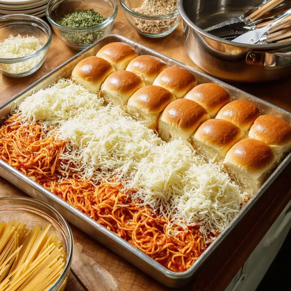 Spaghetti Sliders Recipe 5 Spaghetti Sliders Recipe - Recipe Image