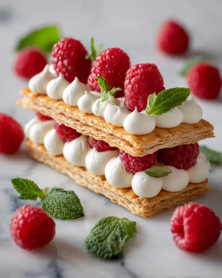 Raspberry Mille-Feuille Cookies Recipe