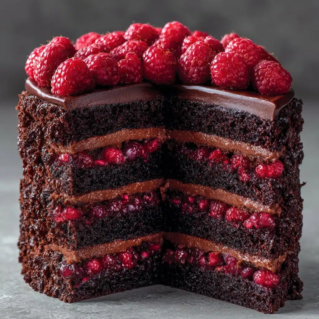 Chocolate Raspberry Mousse Cake Recipe 4 Chocolate Raspberry Mousse Cake Recipe - Recipe Image
