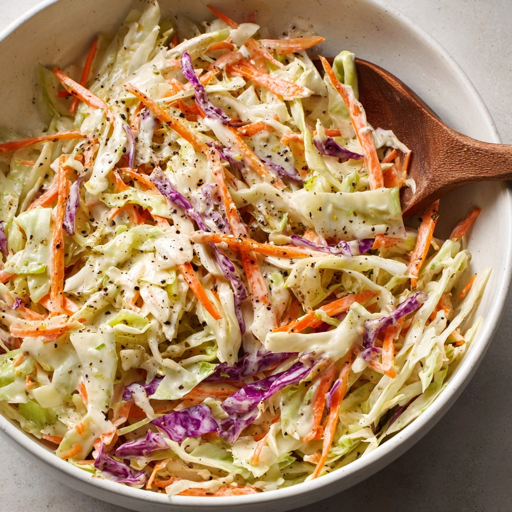 Classic Coleslaw Recipe – Creamy, Crunchy & Irresistible! Recipe - Recipe Image