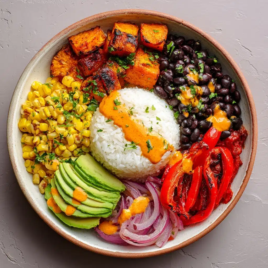 Vegan Sweet Potato Burrito Bowl Recipe - Recipe Image
