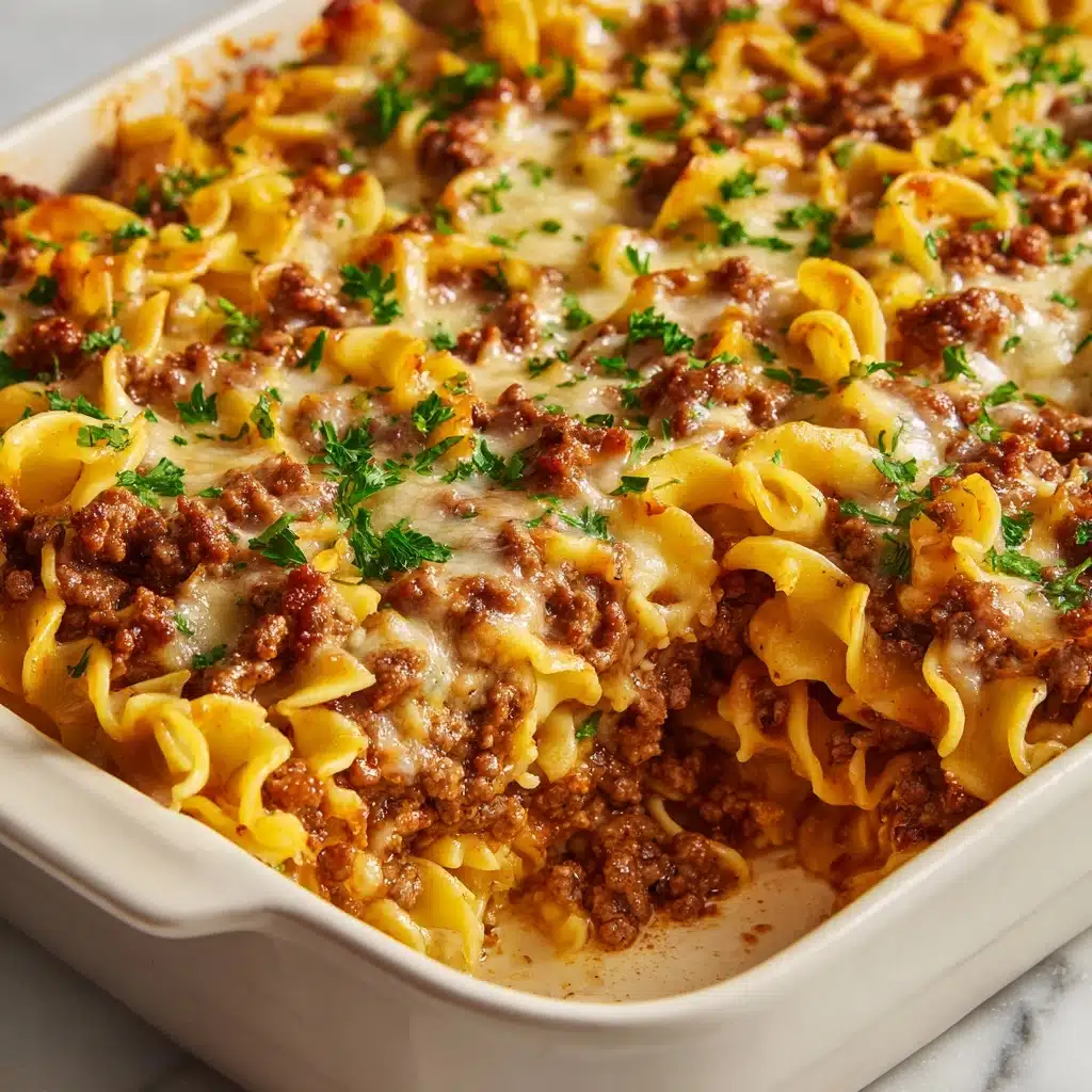 Sour Cream Beef Noodle Casserole Recipe - Recipe Image