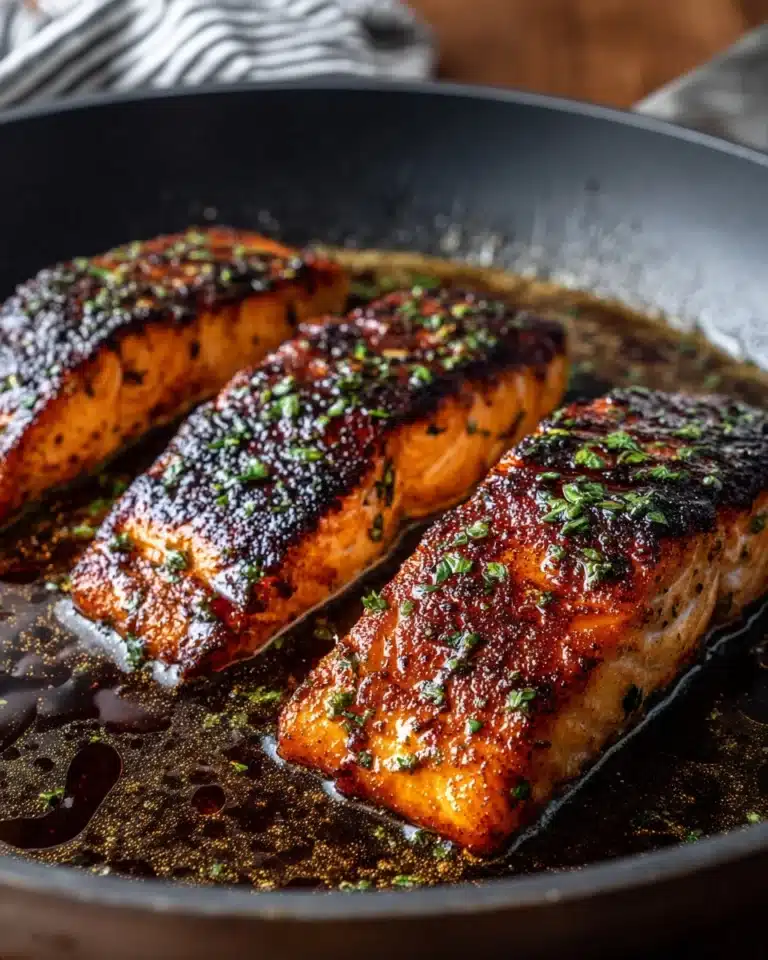Cajun Honey Butter Salmon Recipe