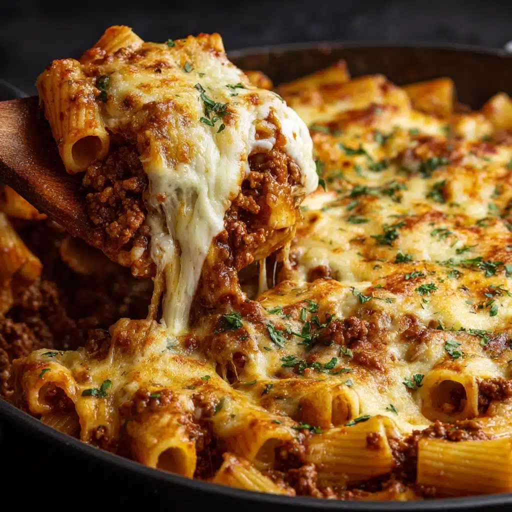 Cheesy Ground Beef Pasta Skillet (Print Format) Recipe - Recipe Image