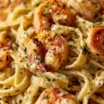 Shrimp Fettuccine Alfredo Recipe