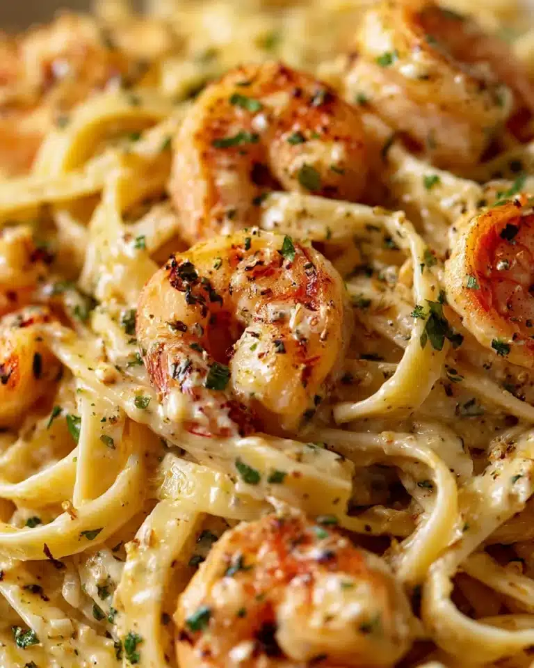 Shrimp Fettuccine Alfredo Recipe