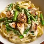 Chicken and Asparagus Fettuccine Recipe