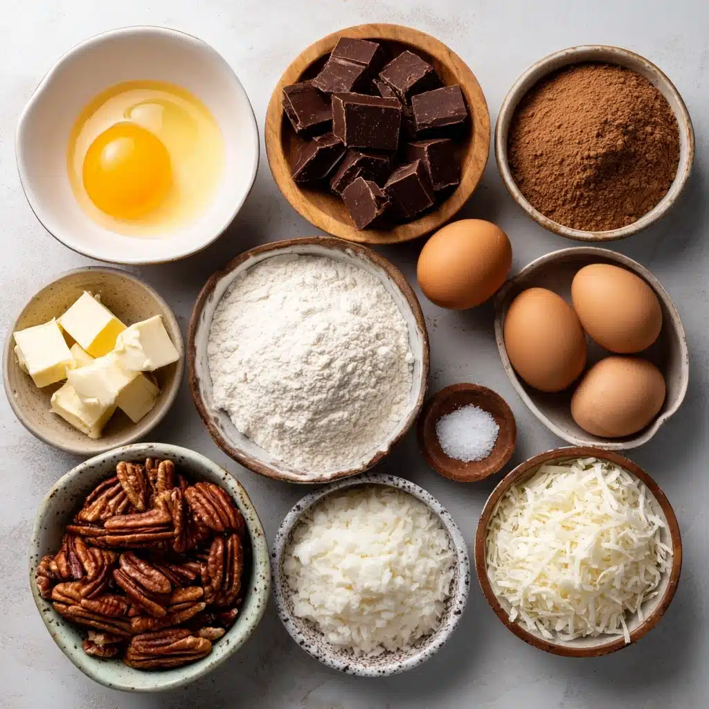 German Chocolate Brownies Recipe - Recipe Image
