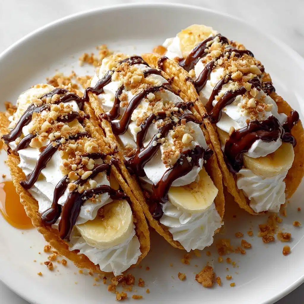 Caramel Banana Nuts Tacos Recipe 4 Caramel Banana Nuts Tacos Recipe - Recipe Image