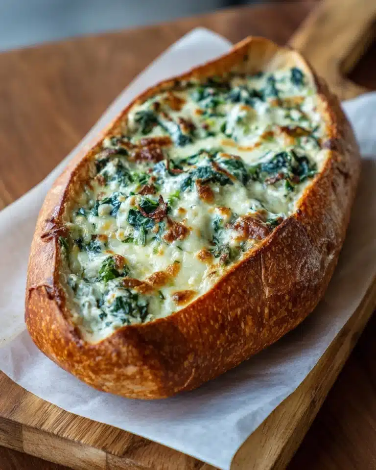 Spinach and Artichoke Stuffed Bread Recipe