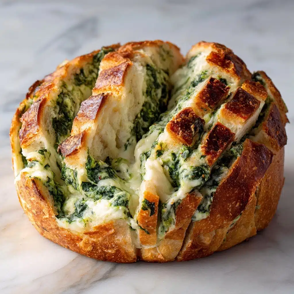 Spinach and Artichoke Stuffed Bread Recipe 4 Spinach and Artichoke Stuffed Bread Recipe - Recipe Image
